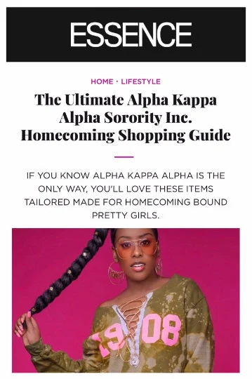 Pink and Green 1908 Sweatshirt with lace-up. Distressed AKA blouse for Alpha Kappa Alpha Soror