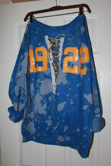 Handmade Sigma Gamma Rho SGR 1922 Lace Up Crop