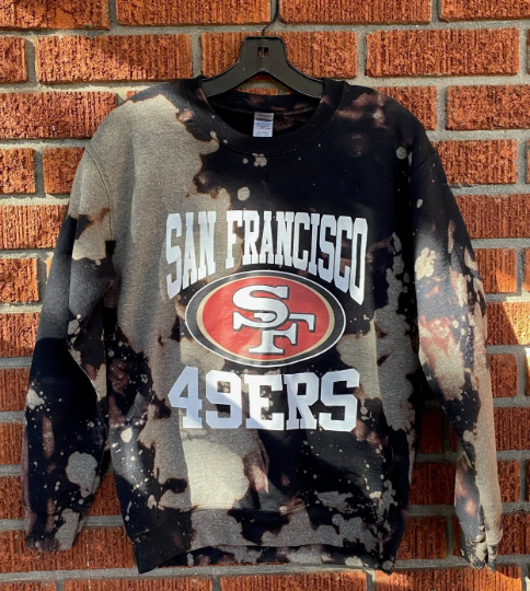 Handmade San Francisco 49ers Crew Neck Sweatshirt