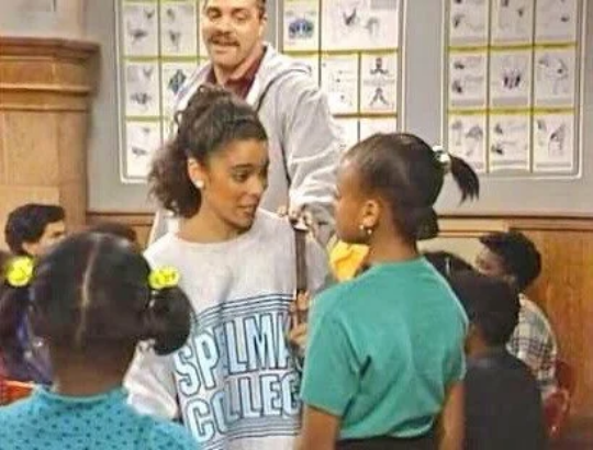 Handmade Spelman College “A Different World” Crew Neck Lightweight Fleece Sweatshirt