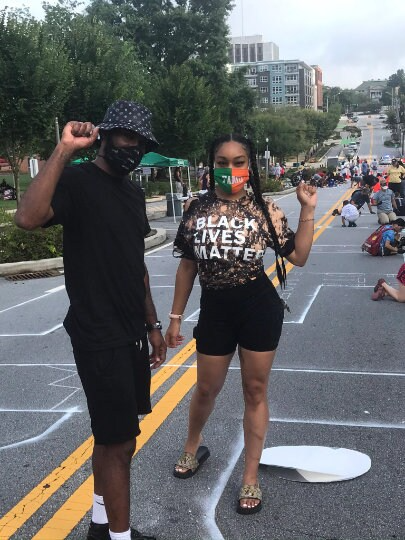 Support a Cause! Bold Black Lives Matter Handmade Crew T-Shirt