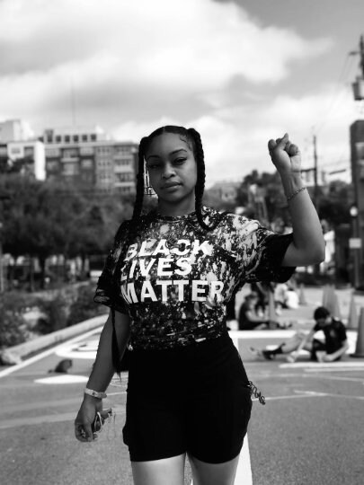 Support a Cause! Bold Black Lives Matter Handmade Crew T-Shirt