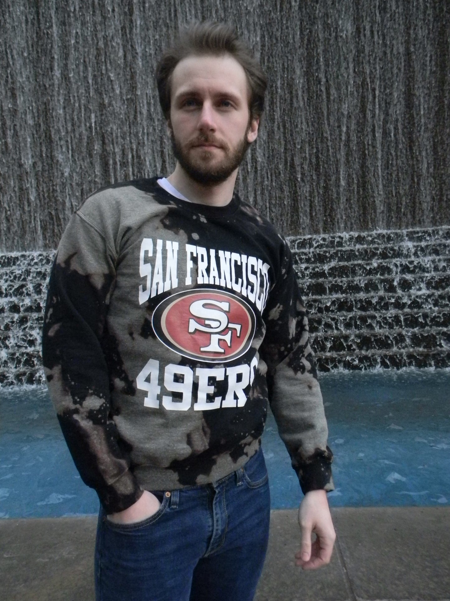 Handmade San Francisco 49ers Crew Neck Sweatshirt