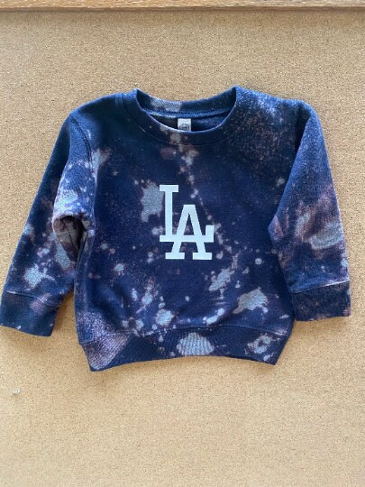Handmade Toddler LA Dodgers Crew Sweatshirt