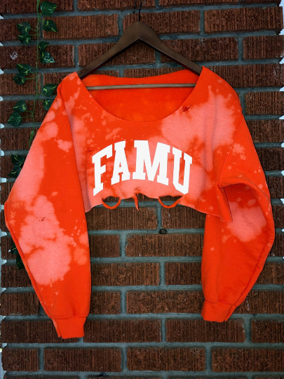 Handmade FAMU Crewneck Sweatshirt