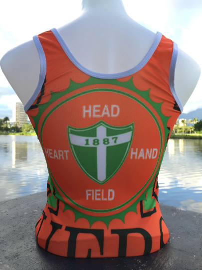 Handmade FAMU Lace Up Bodysuit - Front and Back Design