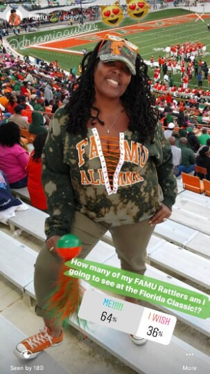 FAMU Alumna Lace Up Sweatshirt