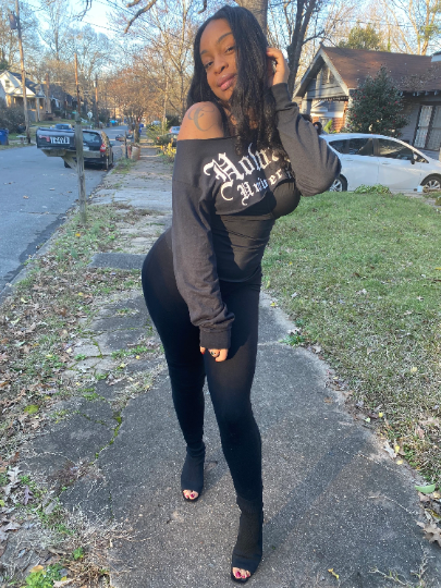 Howard University Super Crop or Crew Neck Long Sleeve T-Shirt