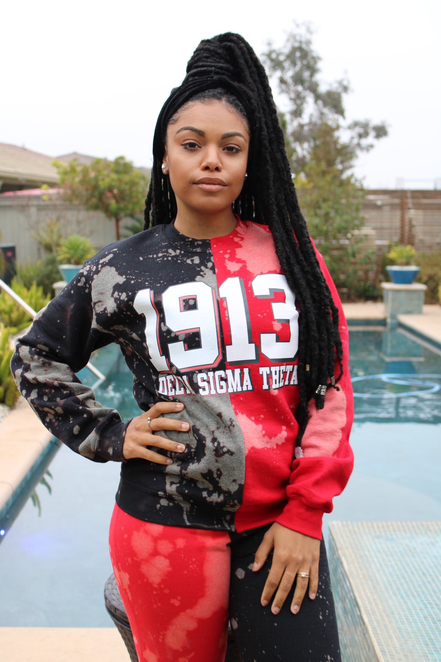 DST 1913 Half and Half Fleece Sweatshirt