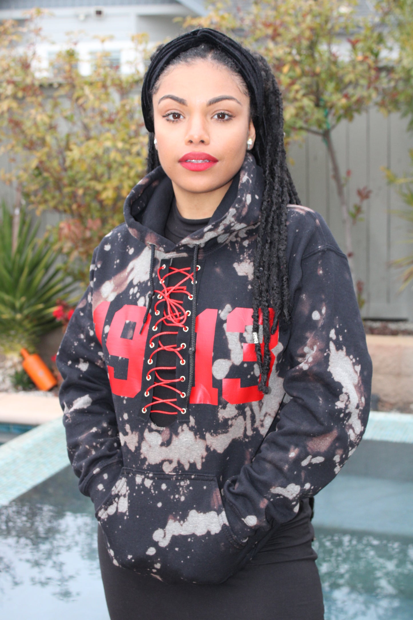The “A.Keep” Delta Sigma Theta 1913 Lace Up Hoodie