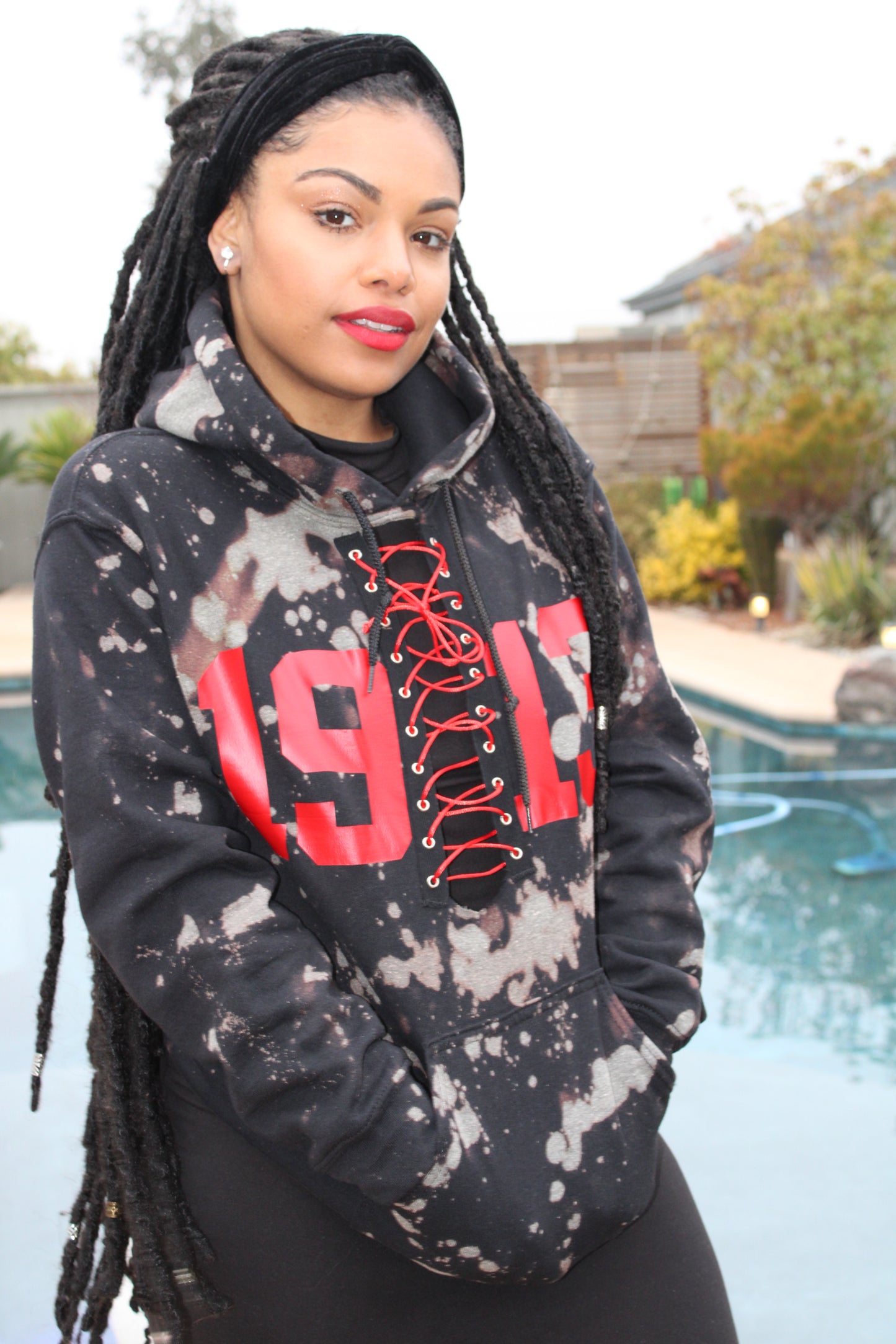 The “A.Keep” Delta Sigma Theta 1913 Lace Up Hoodie