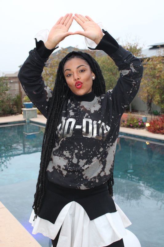 Handmade DST Oo-Oop Metallic Sweater
