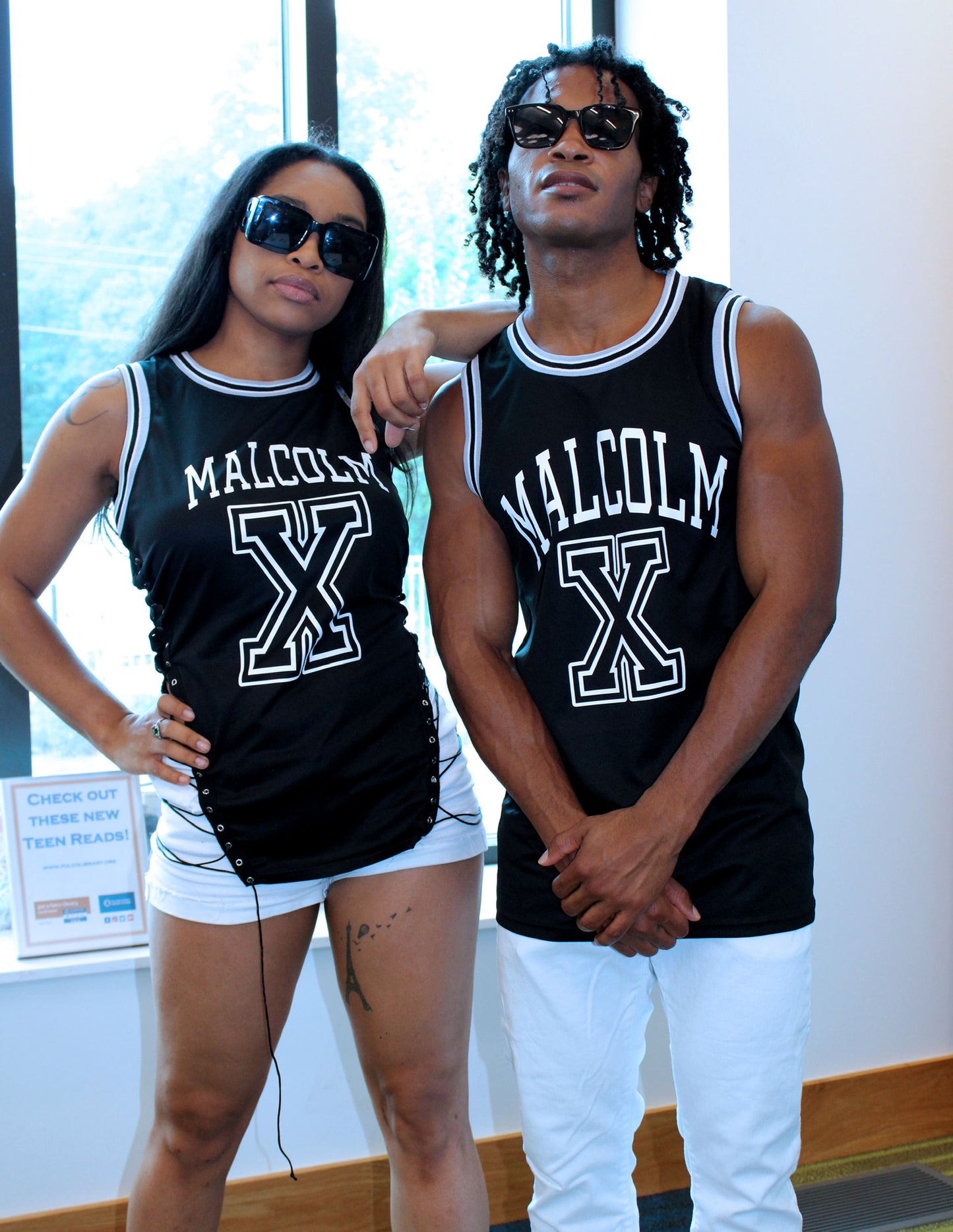 Handmade Malcom X Side Lace Sleeveless Jersey Top