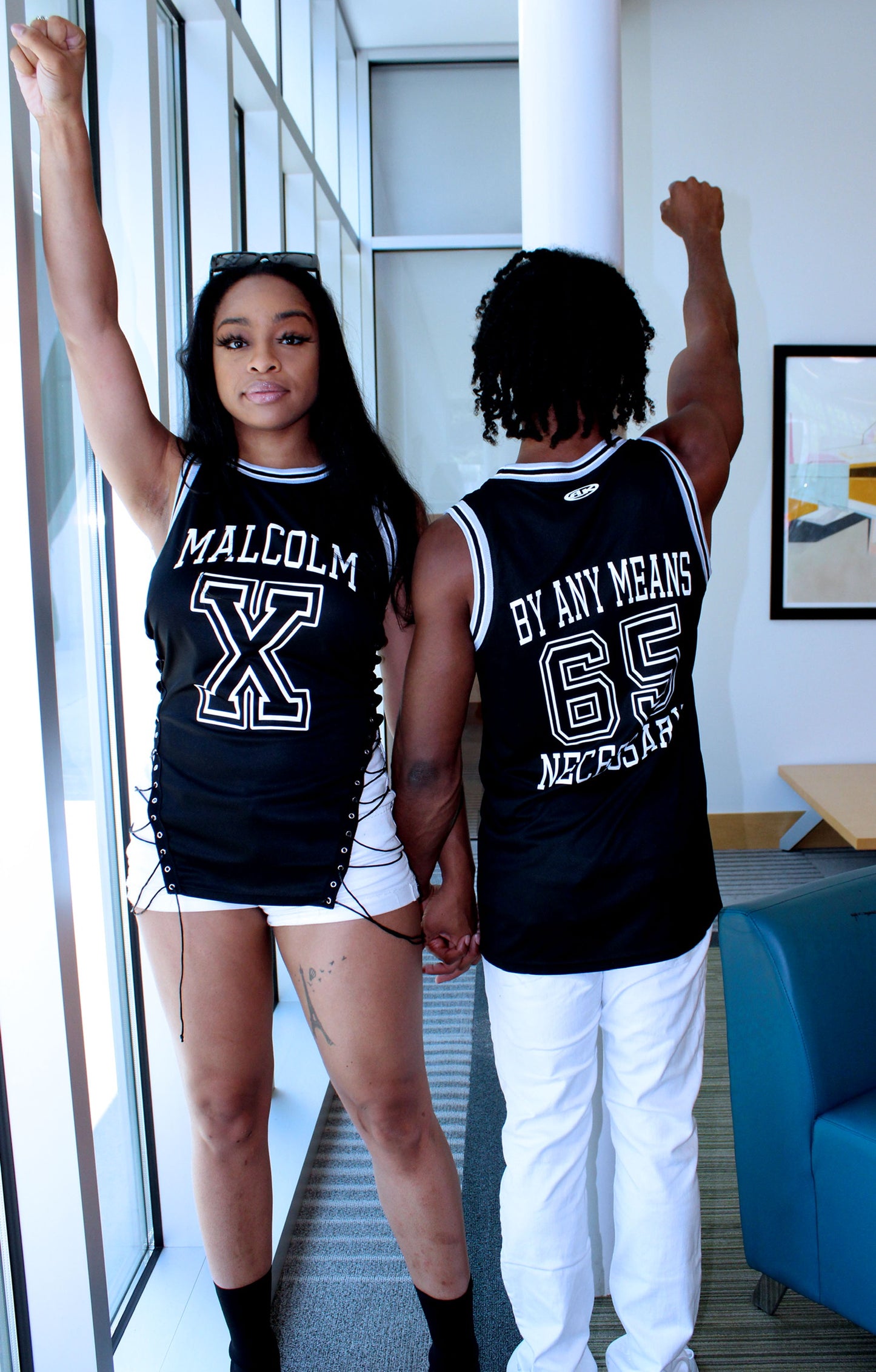 Handmade Malcom X Sleeveless Unisex Jersey