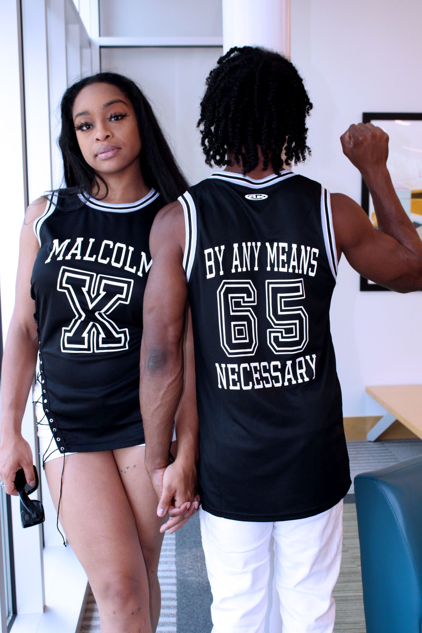 Handmade Malcom X Sleeveless Unisex Jersey
