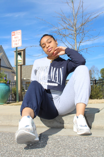 Handmade NCAT Ania/ Spelman Lyneezy Half and Half Drawstring Cuffed Classic Style Sweat Pants