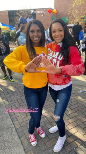 Miss Kyra D. Handmade FAMU Delta Beta Alpha 13 Half&Half Crew Sweatshirt