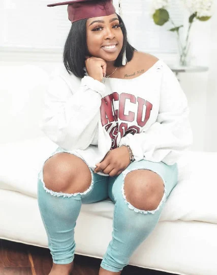 Handmade NCCU 1910 Alum Crew Neck or Off Shoulder Lightweight Sweatshirt