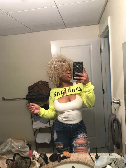 Handmade Oakland Long Sleeve Super Crop T-Shirt