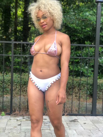 POMPOM YOUR LIFE- Handmade Scrunchy Slim-Cheeky Mix&Match Bikini Swim Bottoms