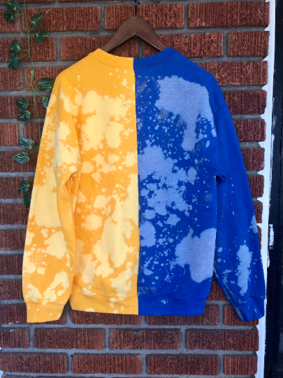 Handmade SGRho 1922 Half and Half Crew Neck Sweatshirt
