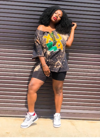 Handmade Xavier “XULA” Distressed Lace-Up T-Shirt