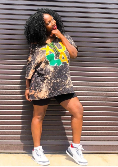 Handmade Xavier “XULA” Distressed Lace-Up T-Shirt