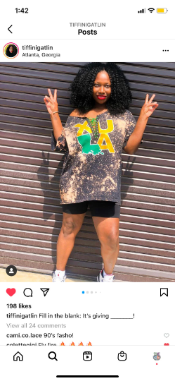 Handmade Xavier “XULA” Distressed Lace-Up T-Shirt