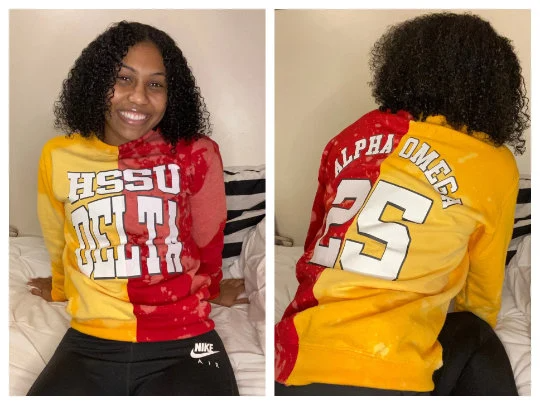 Custom Handmade Half & Half Two Color Sweater