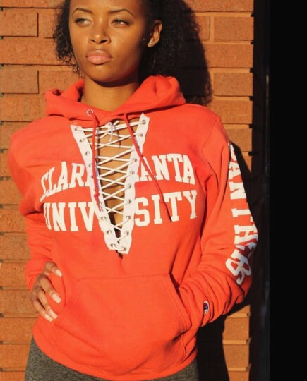 Custom Handmade Lace Up Hoodie
