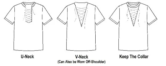 Custom Handmade Lace Up Distressed Tee
