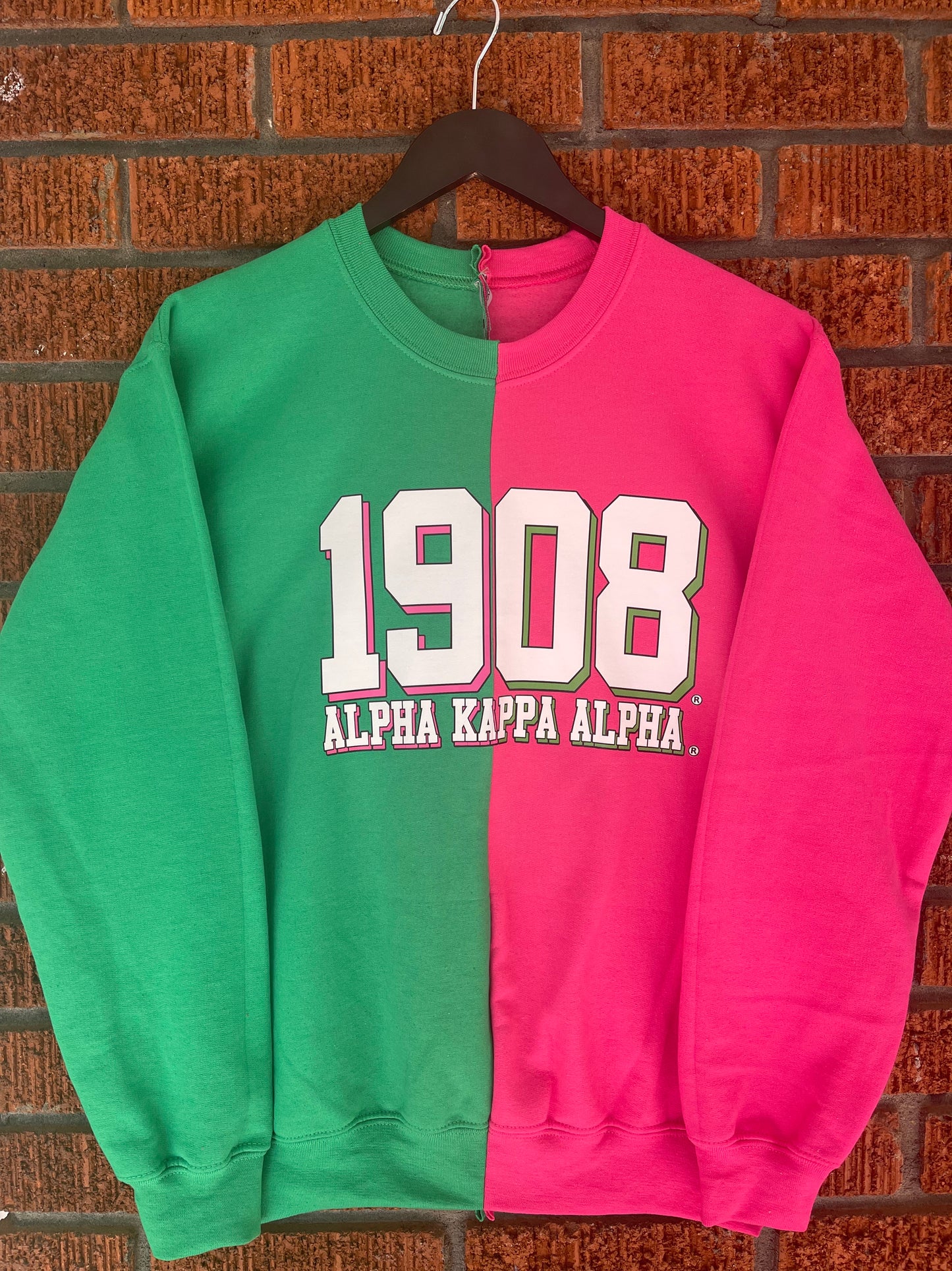 AKA 1908 Half and Half Fleece Sweatshirt