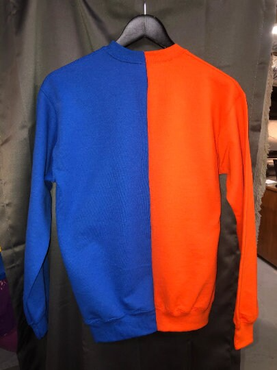 Handmade Sam Houston Alumni Half and Half Unisex Crew Neck Sweatshirt