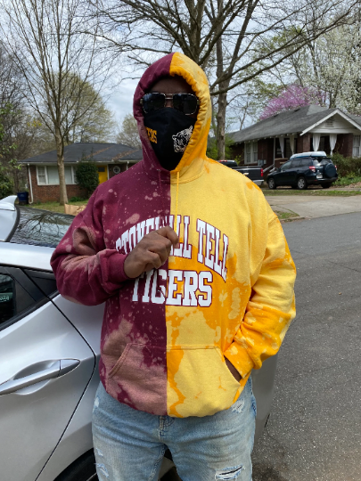 The Handmade Mr. Botts Stonewall Tell Elementary Tigers Half and Half Unisex Hoodie or Sweatshirt