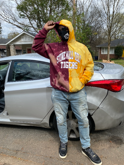 The Handmade Mr. Botts Stonewall Tell Elementary Tigers Half and Half Unisex Hoodie or Sweatshirt