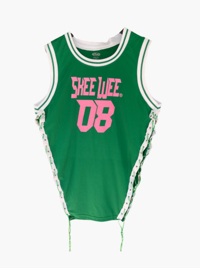 The Hot Pink AKA Skee Wee 08 Green Jersey Top