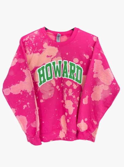 Handmade Howard AKA Color-Way Hand Bleached Crewneck Sweatshirt