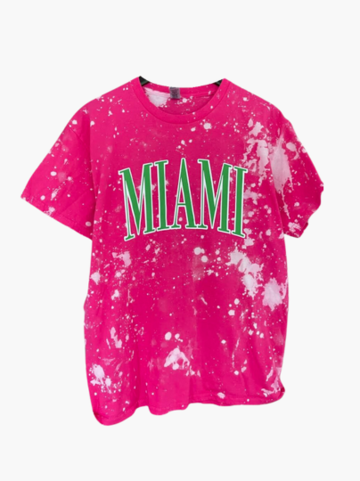 Handmade University of Miami AKA Crewneck T-Shirt