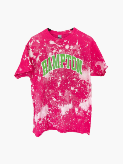 Handmade Hampton AKA Color-Way Hand Bleached Crewneck T-Shirt