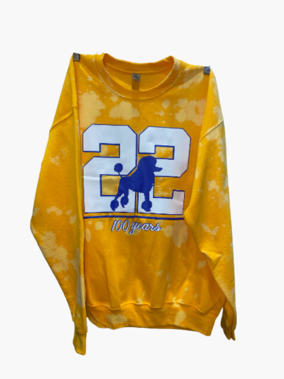 Handmade SGRho 1922 Centennial Hand Bleached Crewneck Sweatshirt