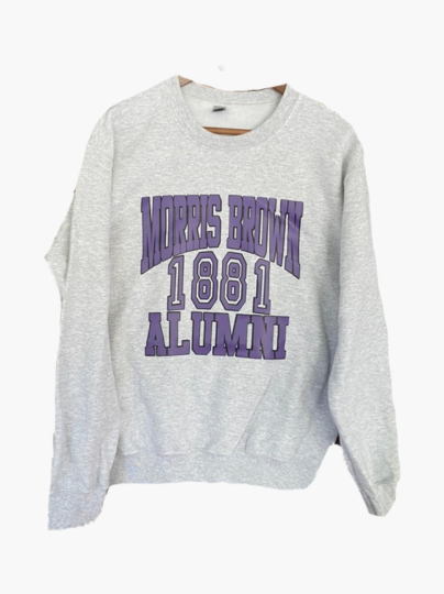 Morris Brown 1881 Alumni Ash Grey Sweatshirt