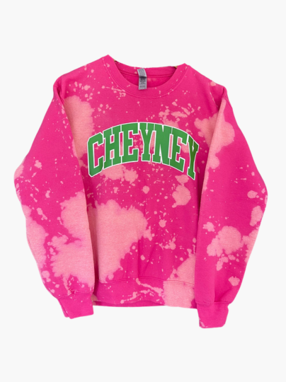 Handmade Cheyney AKA Color-Way Hand Bleached Crewneck Sweatshirt