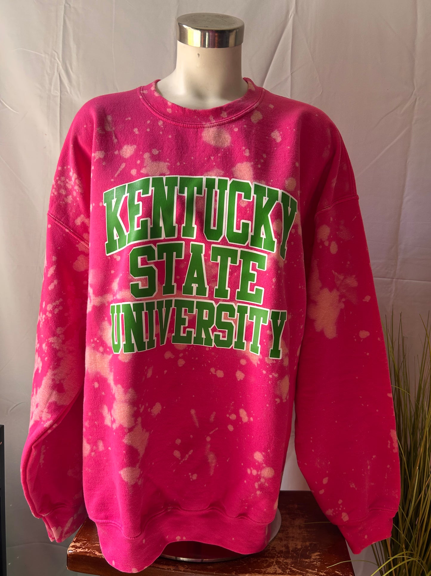 Handmade Kentucky State University Blossom Crewneck Sweatshirt