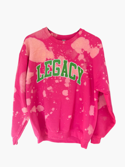 Handmade AKA Legacy Hand Bleached Crewneck Sweatshirt