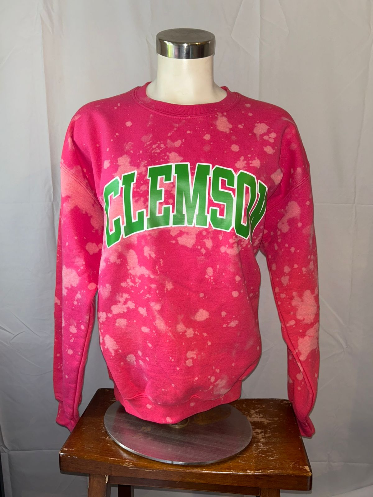  Clemson AKA Blossom Sweatshirt,  Clemson  Blossom Sweatshirt, Handmade Clemson AKA Crewneck Sweatshirt


