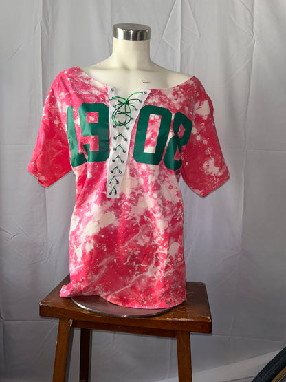The Handmade AKA 1908 Lace Up T-Shirt