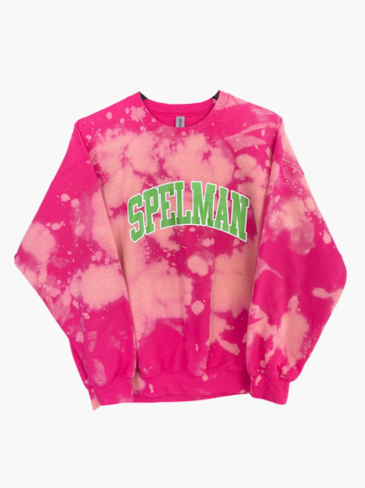 Handmade Spelman AKA Color-Way Hand Bleached Crewneck Sweatshirt