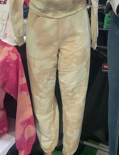 Sweat pant sor Sweat Shorts-Cream, AKA
