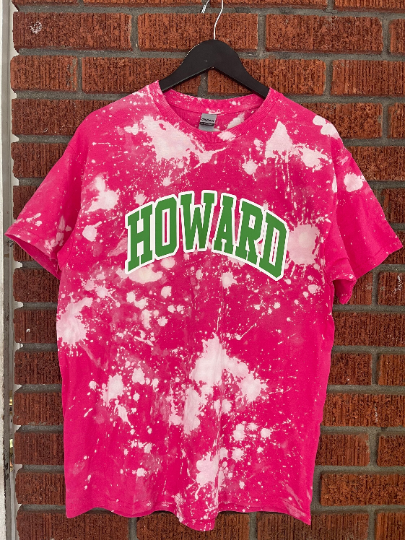 Handmade Howard AKA Color-Way Hand Bleached Crewneck T-shirt