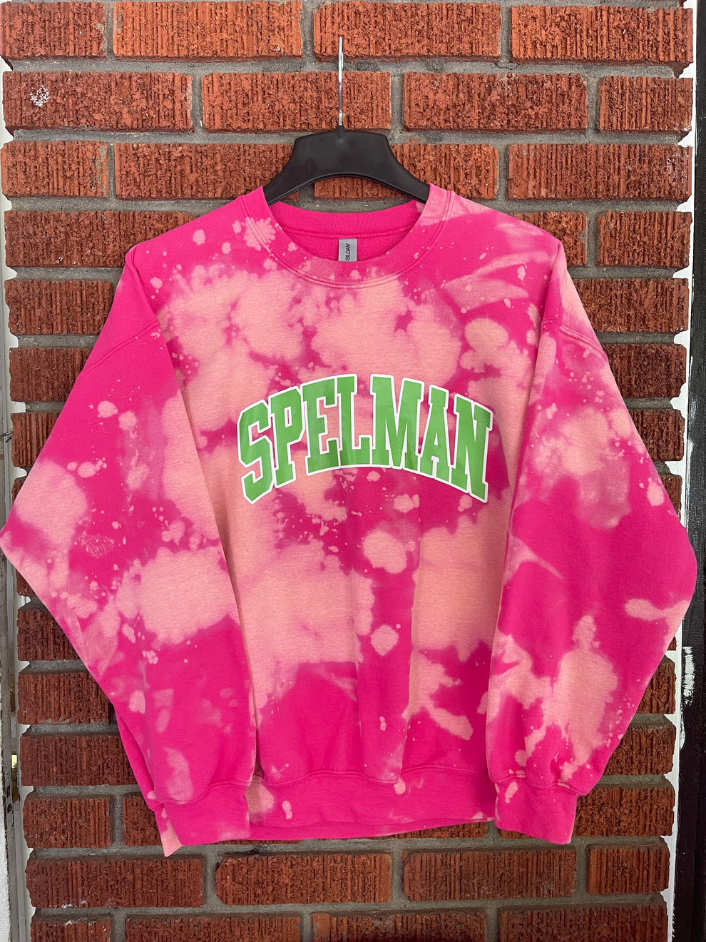 Handmade Spelman AKA Color-Way Hand Bleached Crewneck Sweatshirt